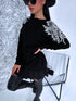 Jumper "FESTIVE W2405" - BLACK